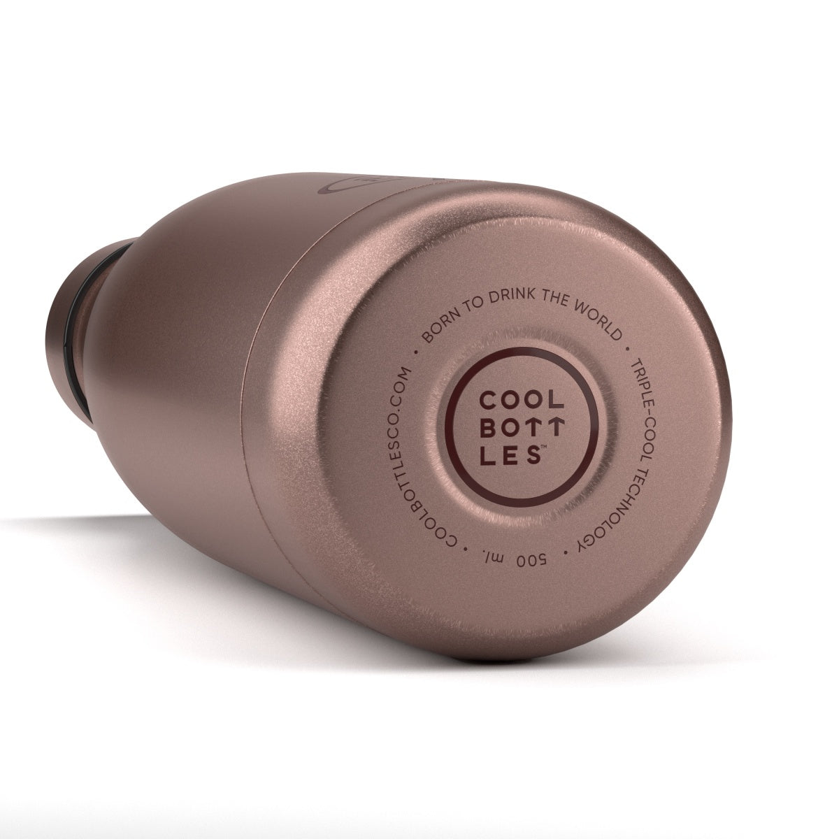 Botella Termo Cool Bottles Metallic Rose 500Ml