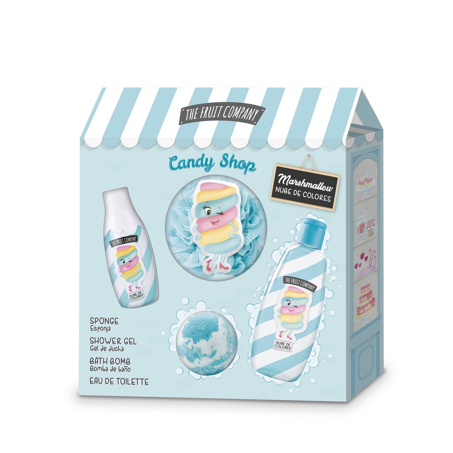 The Fruit Company Coffret Marshmallow Nube de Colores