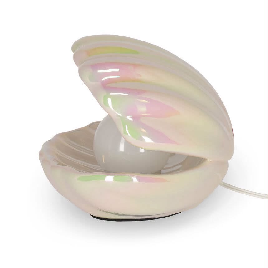 Lâmpada LED de Mesa Pearlfect - Concha com Pérola | Legami