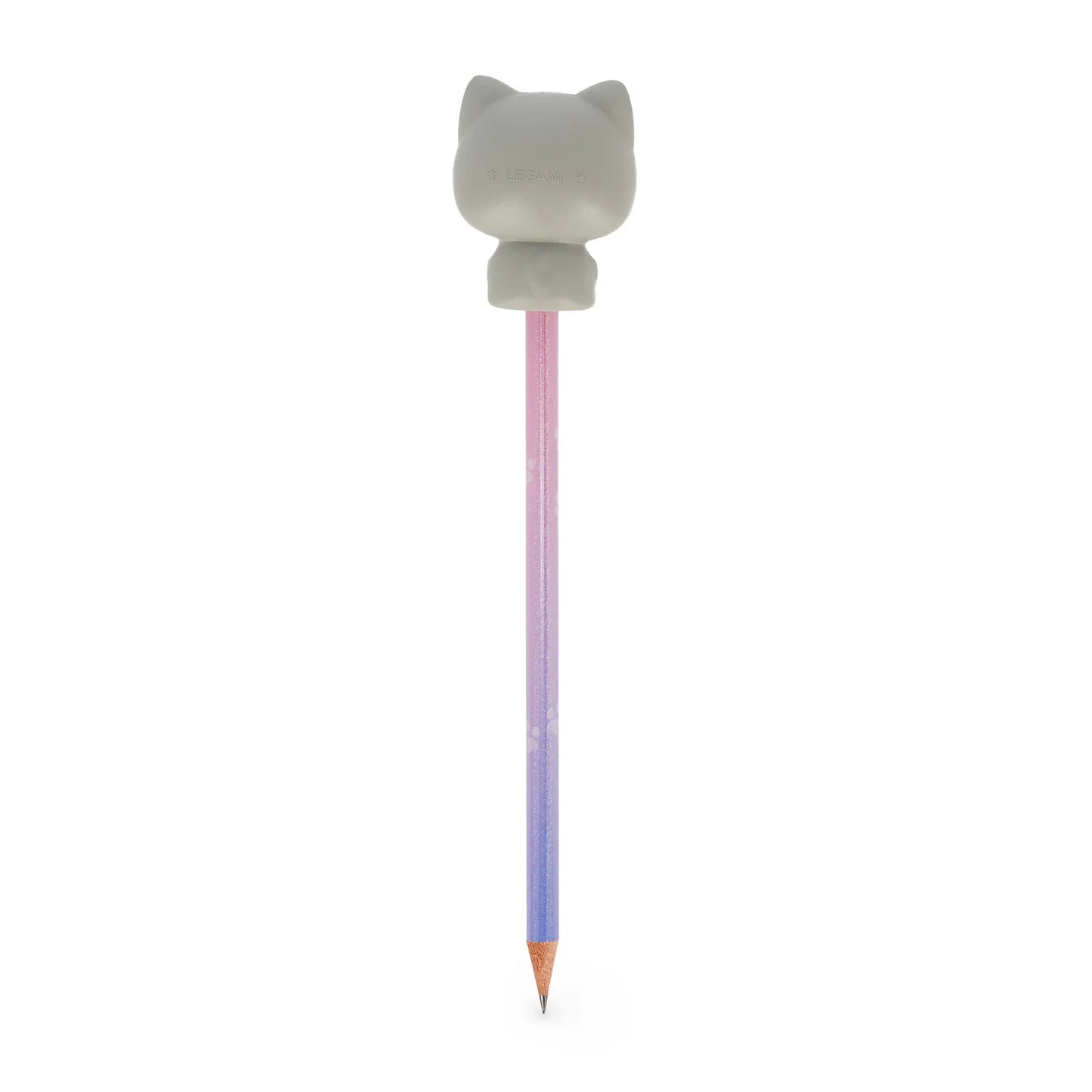 Lápis Com Anti-Stress Squeezies Squishy Legami - Gato Meow