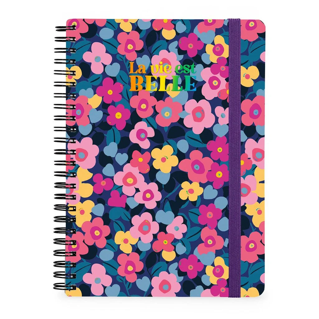 Caderno Espiral Pautado A4 Flowers - Flores | Legami