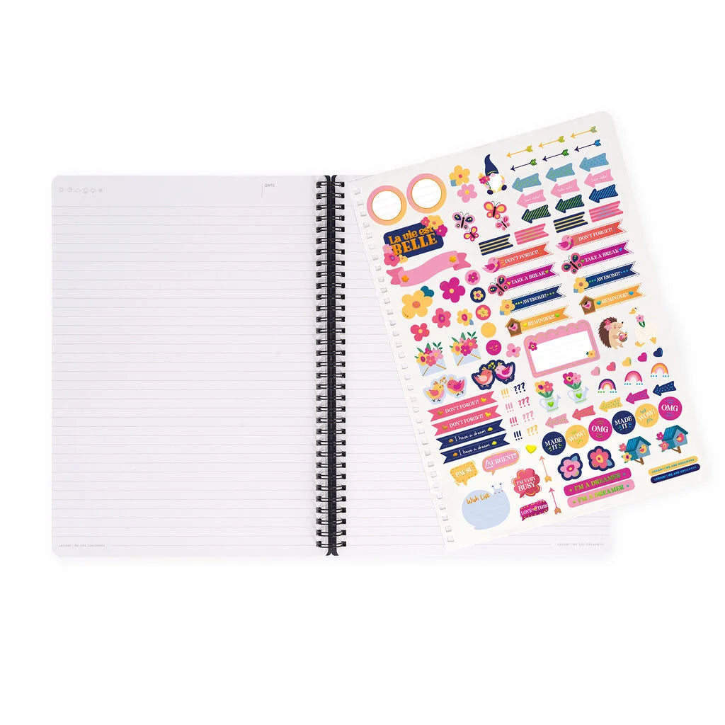 Caderno Espiral Pautado A4 Flowers - Flores | Legami
