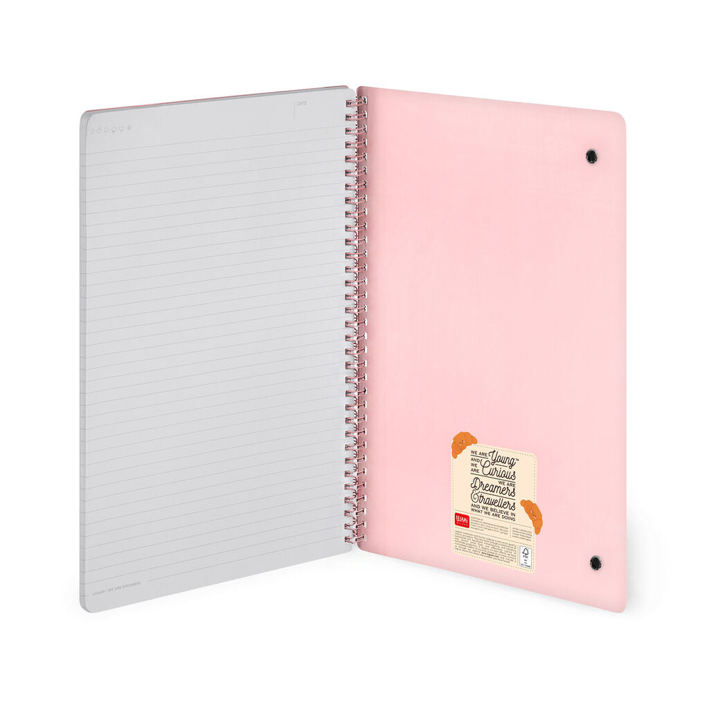 Caderno Espiral Pautado A4 Croissant | Legami