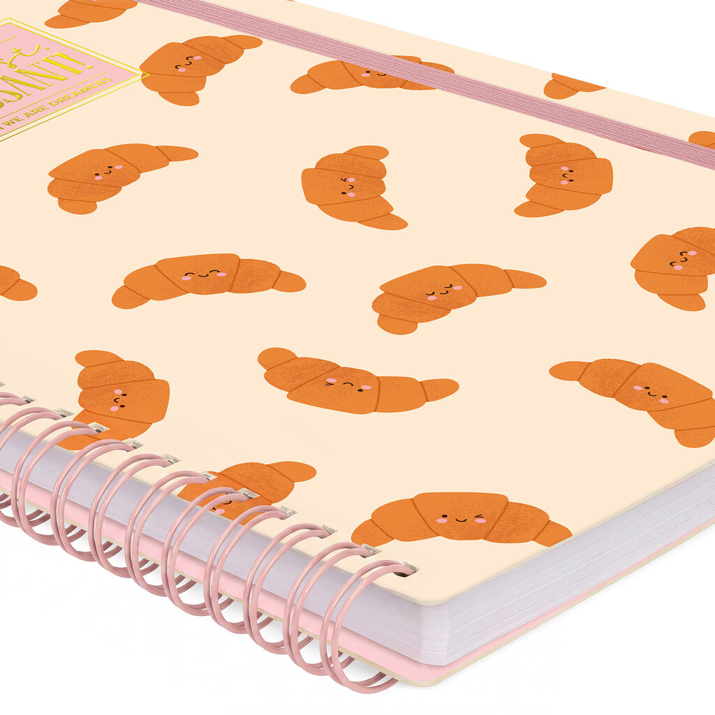 Caderno Espiral Pautado A4 Croissant | Legami