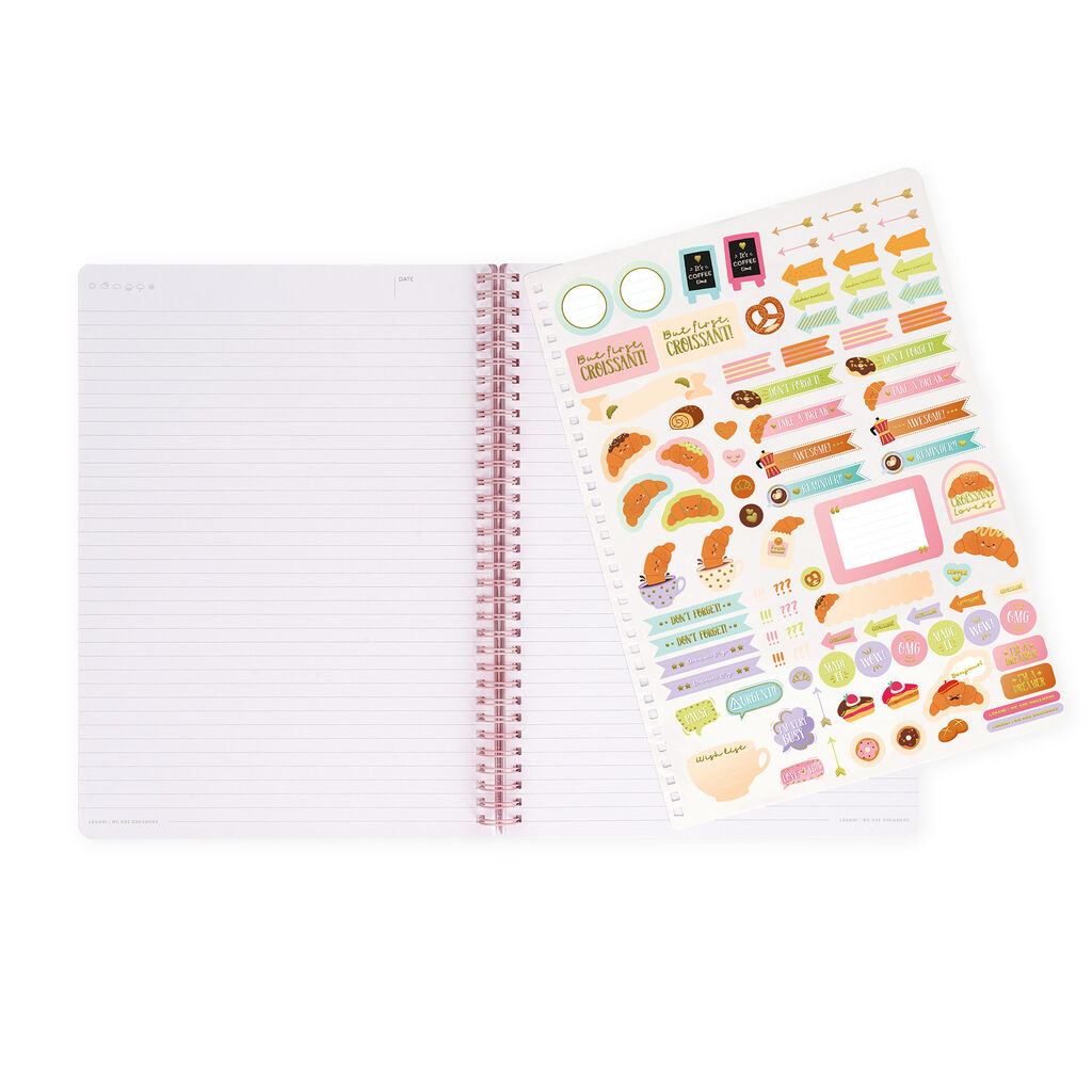 Caderno Espiral Pautado A4 Croissant | Legami