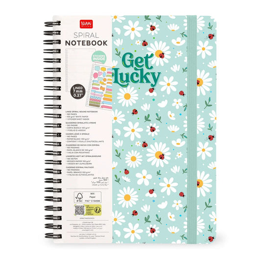Caderno Espiral Pautado A4 Ladybug - Joaninha | Legami