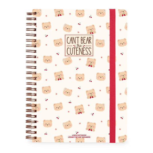 Caderno Espiral Pautado A4 Teddy Bear – Urso | Legami