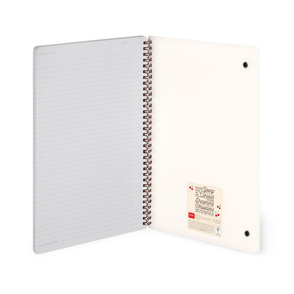 Caderno Espiral Pautado A4 Teddy Bear – Urso | Legami
