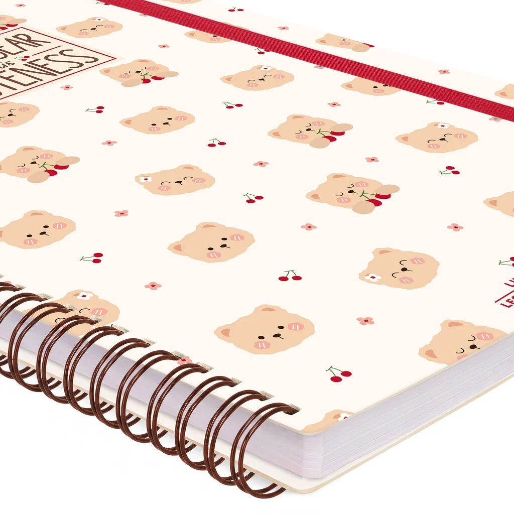 Caderno Espiral Pautado A4 Teddy Bear – Urso | Legami