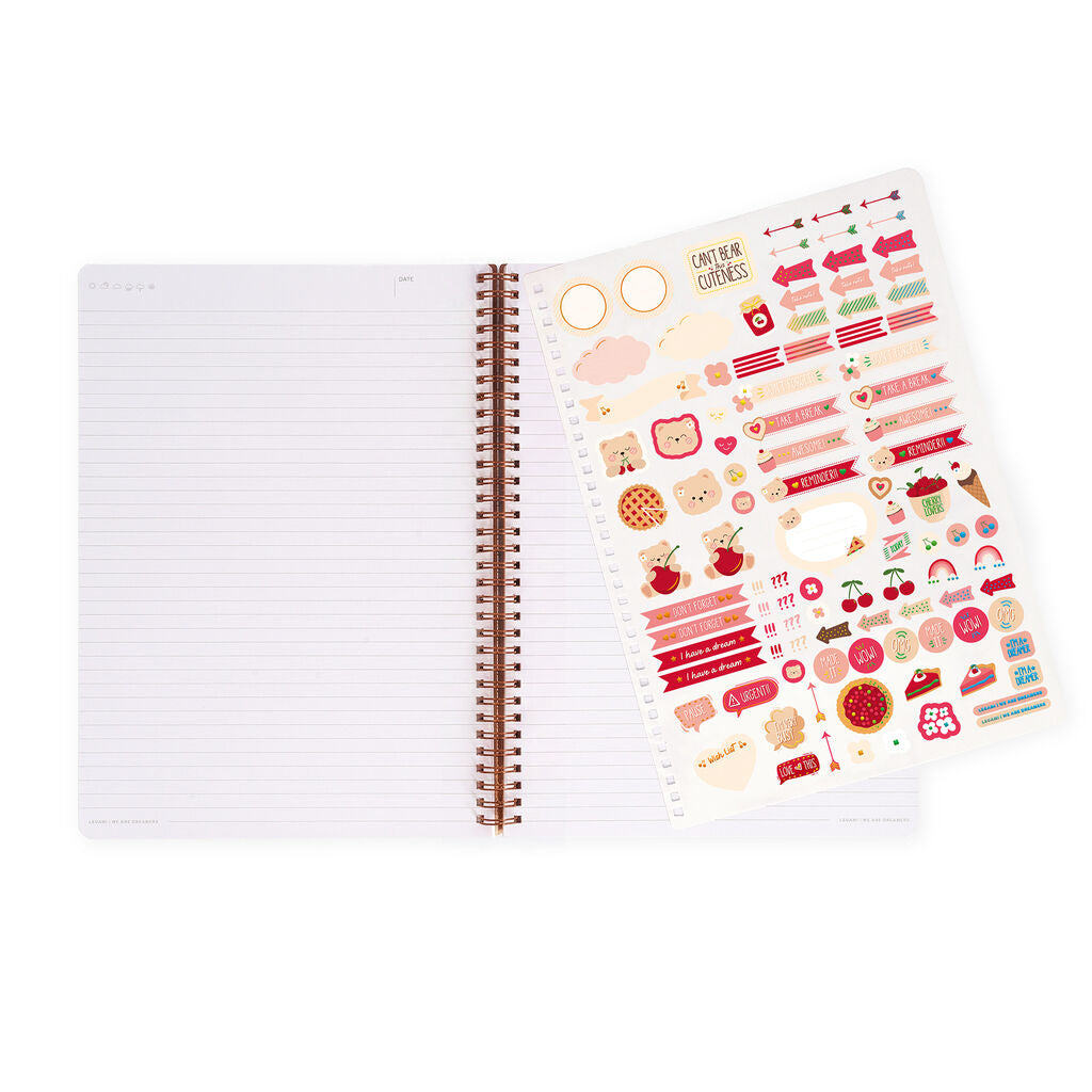 Caderno Espiral Pautado A4 Teddy Bear – Urso | Legami