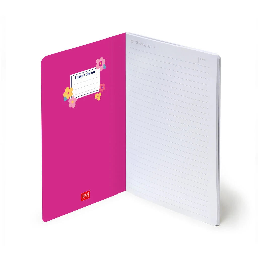 Caderno Pautado A5 Flowers - Flores | Legami