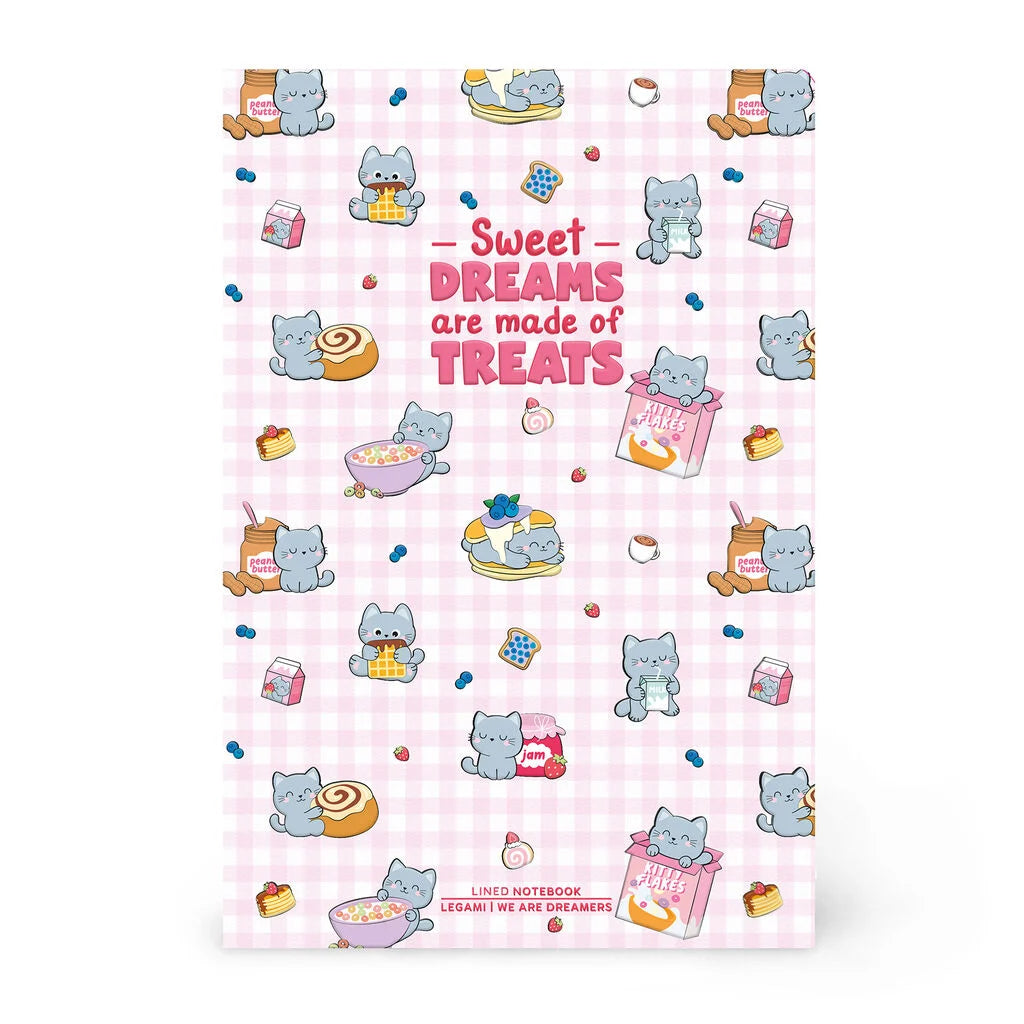 Caderno Pautado A5 Kitty - Gato | Legami