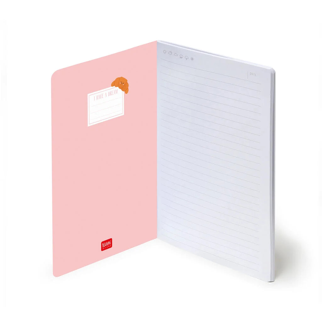 Caderno Pautado A5 Croissant | Legami