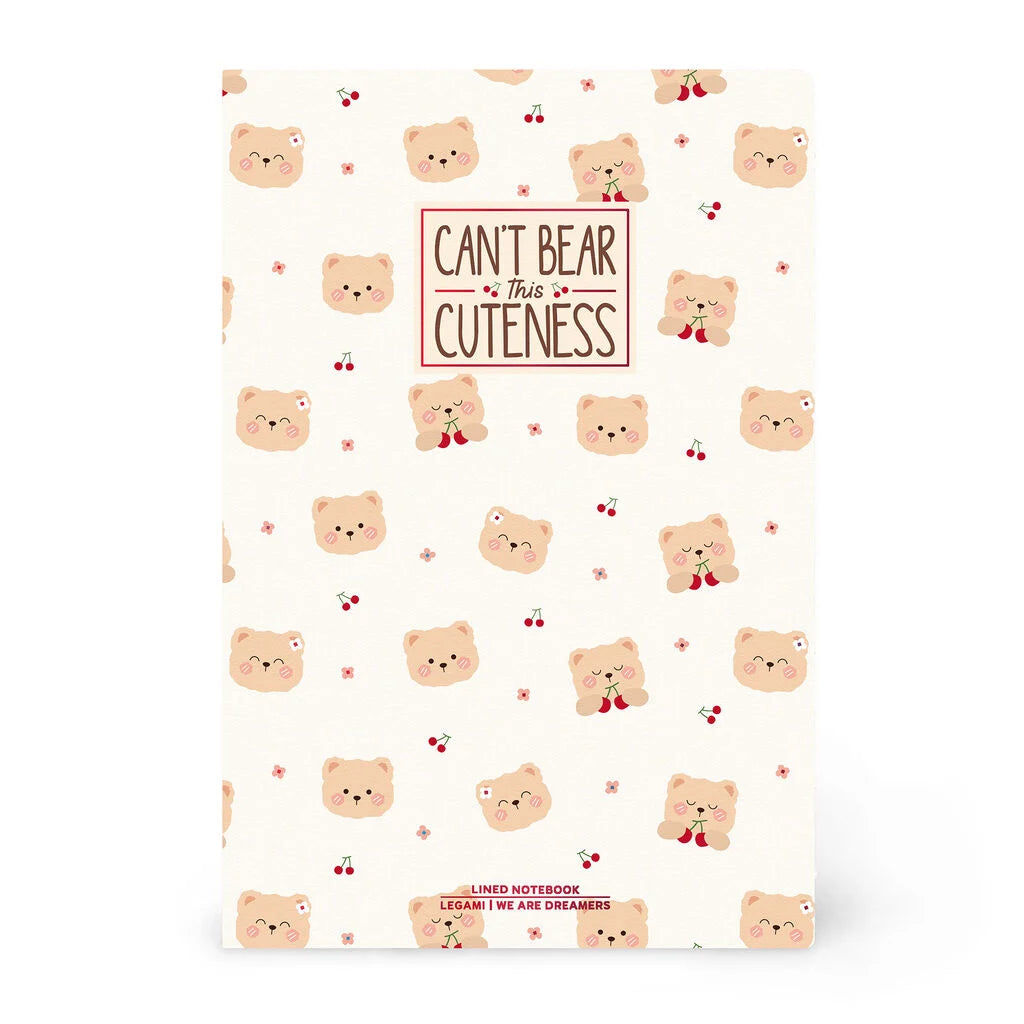 Caderno Pautado A5 Teddy Bear - Urso | Legami