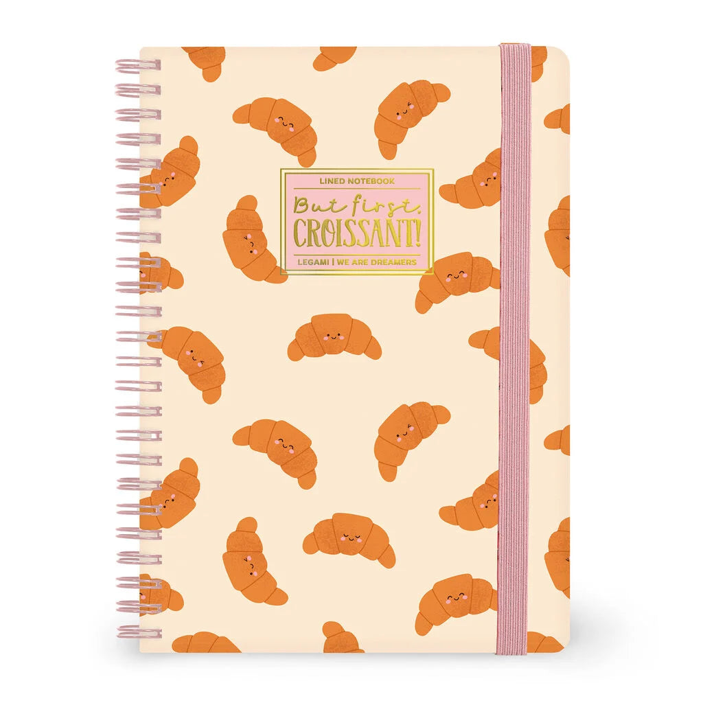 Caderno Espiral Pautado A5 Croissant | Legami