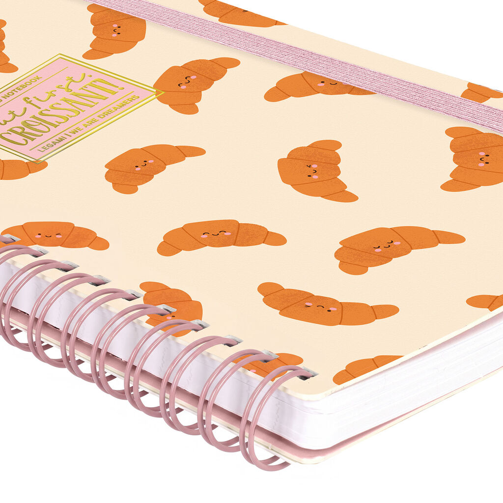 Caderno Espiral Pautado A5 Croissant | Legami