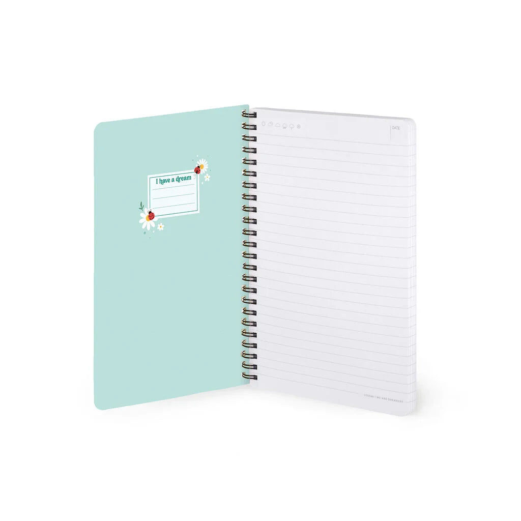Legami Caderno Espiral Pautado A5 - Ladybug