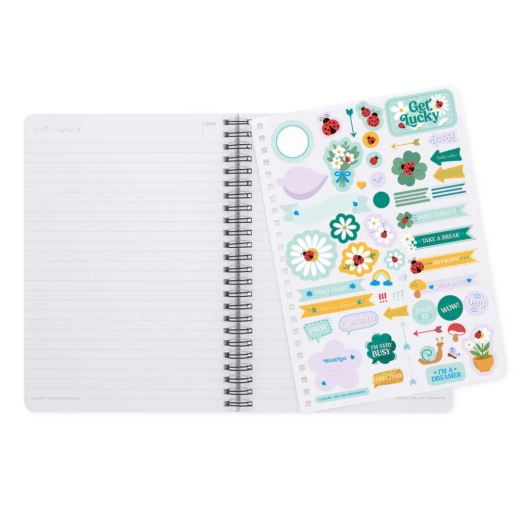 Legami Caderno Espiral Pautado A5 - Ladybug