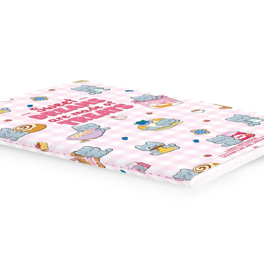 Legami Caderno Pautado A6 - Kitty Gato