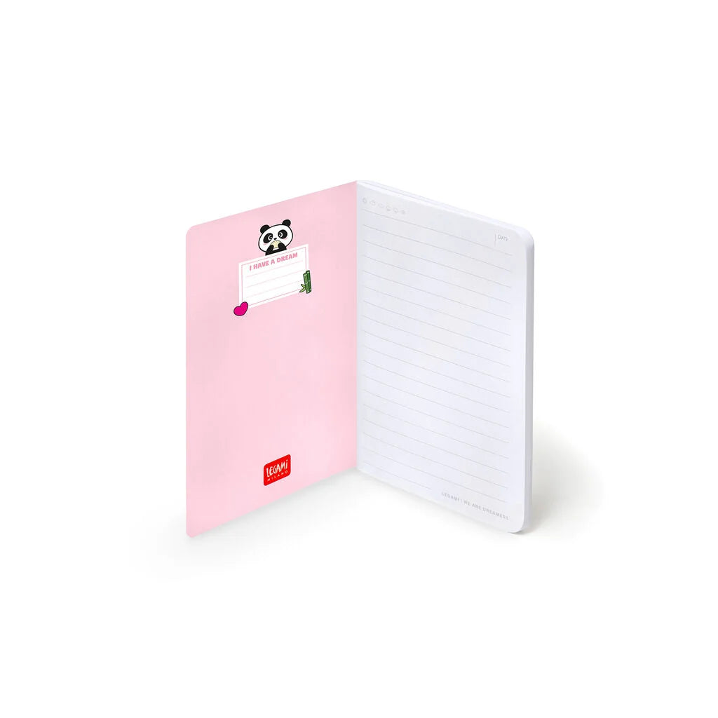 Caderno Pautado A6 Panda | Legami
