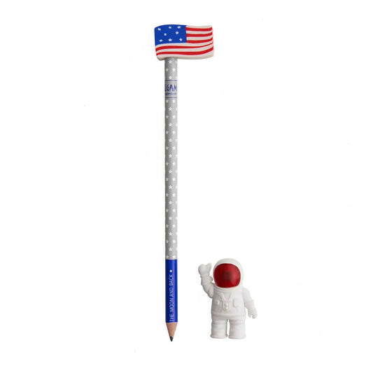 Conjunto Borrachas Perfumadas e Lápis HB To The Moon And Back | Legami
