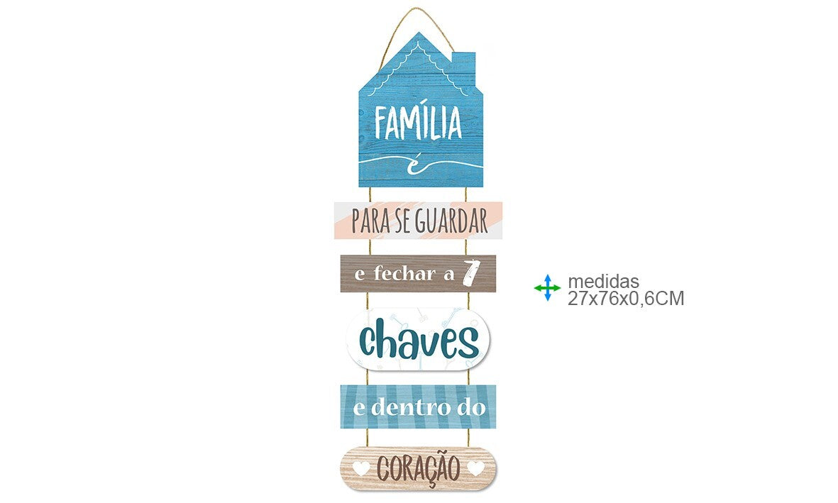 Placa Madeira Decoração BD-75953