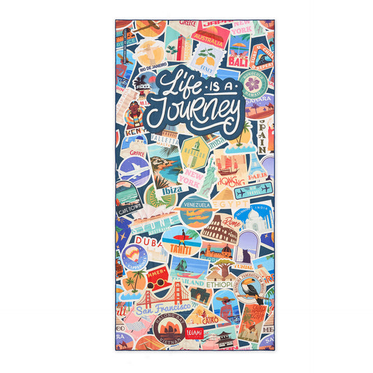 Toalla de playa Life Is A Journey | Legami