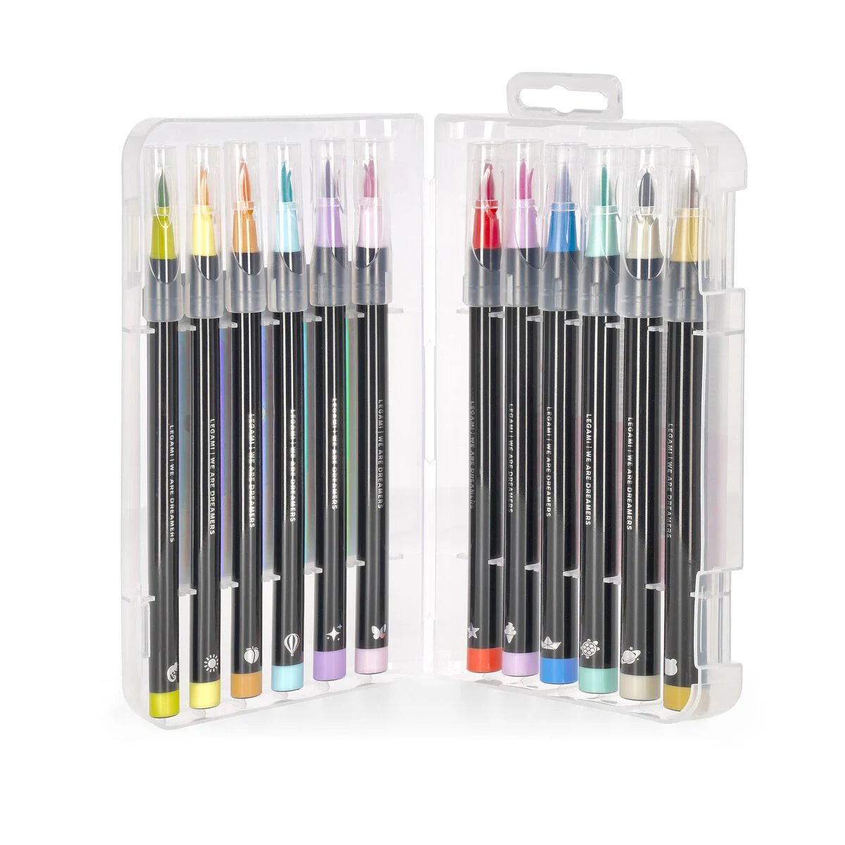 Marcadores De Feltro Com Ponta De Pincel - Pastel Colours - Legami