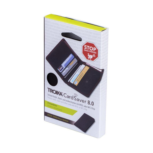 Troika Étui antivol pour cartes "Card Saver 8.0" - Noir