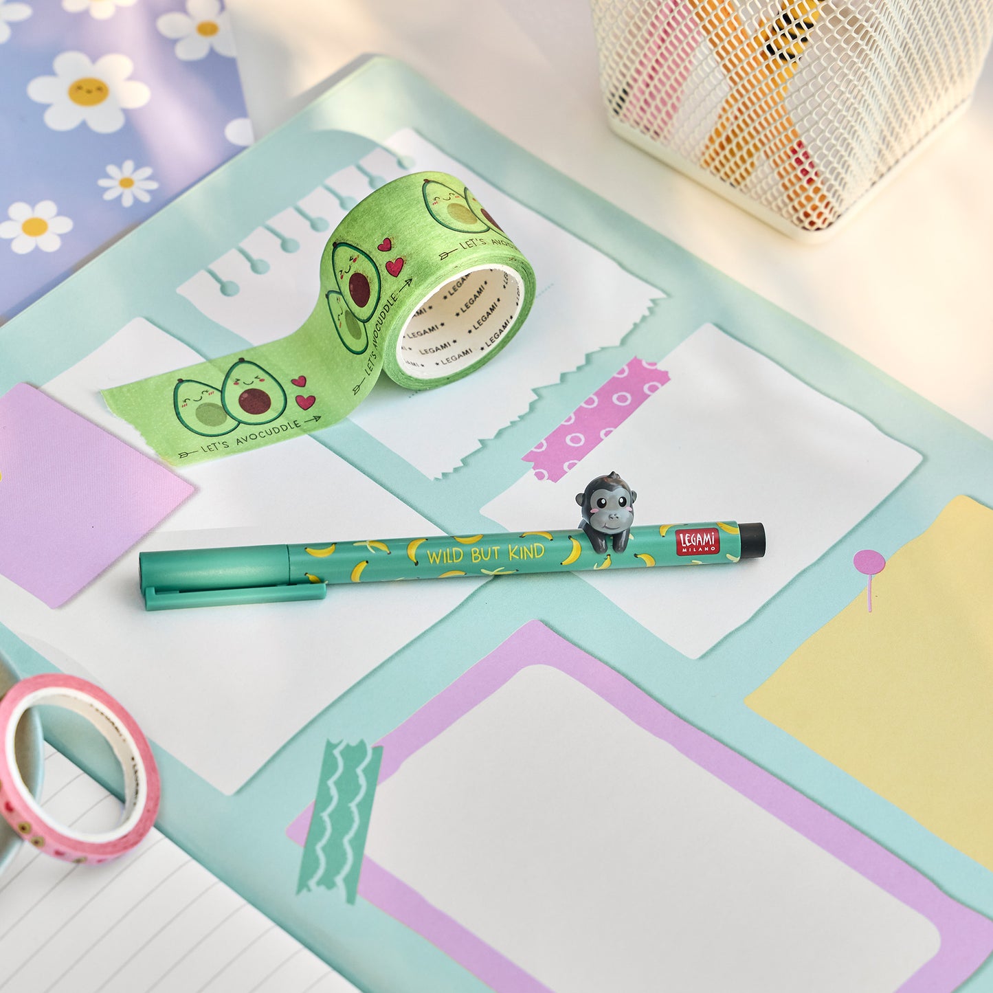 Caneta Gel Lovely Friends Gorila Wild But Kind | Legami