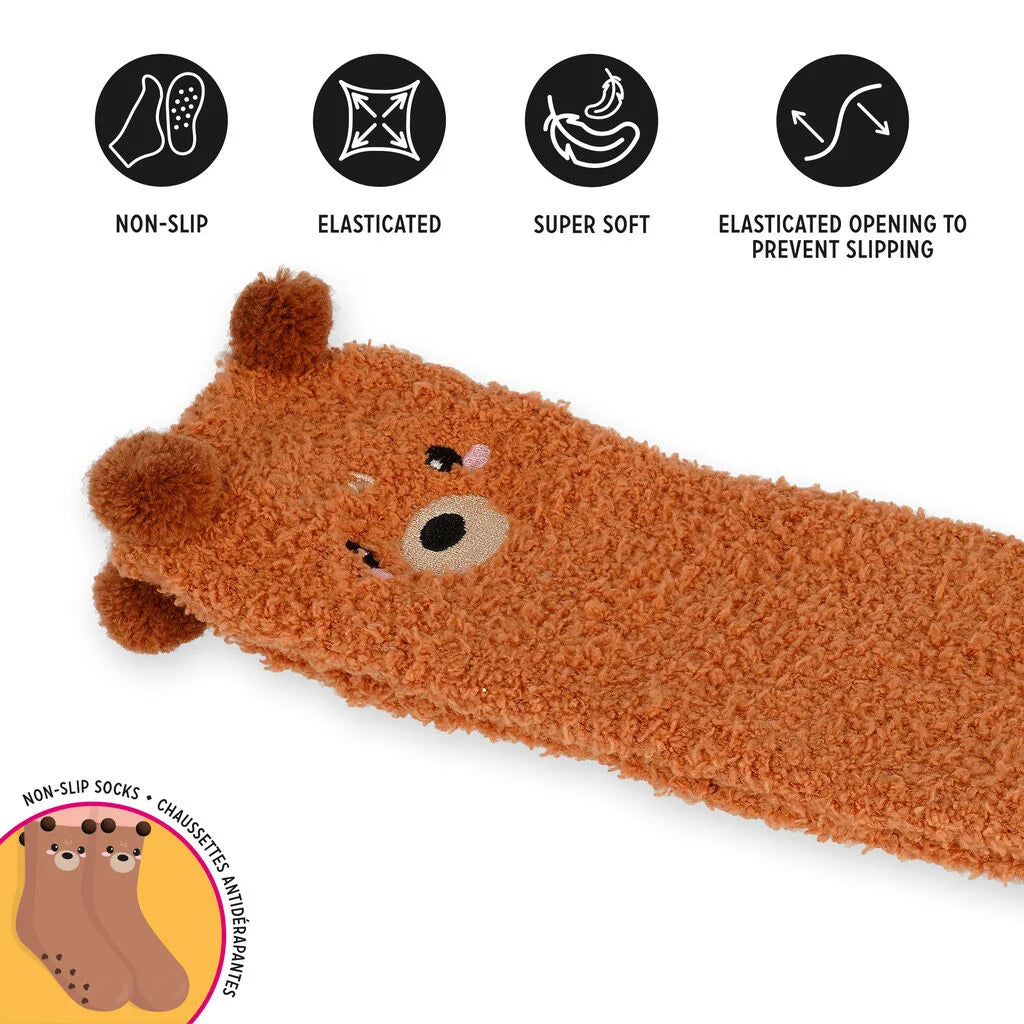 Meias Antiderrapantes It's a Match Urso para Adultos | Legami