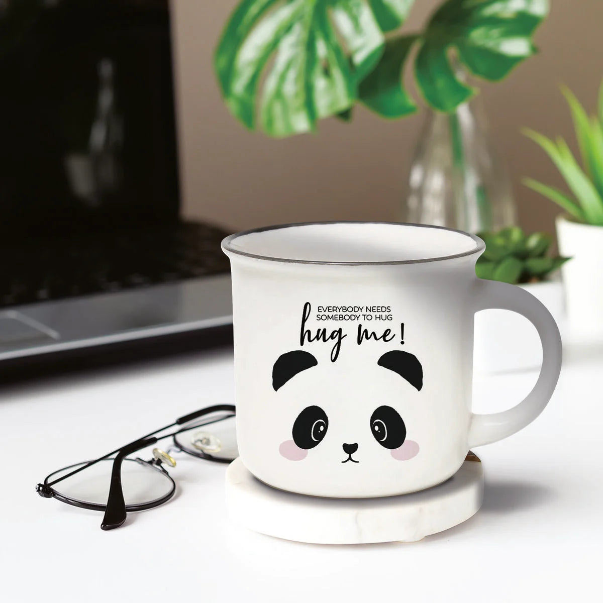 Legami Taza de Porcelana Panda - Cup-Puccino