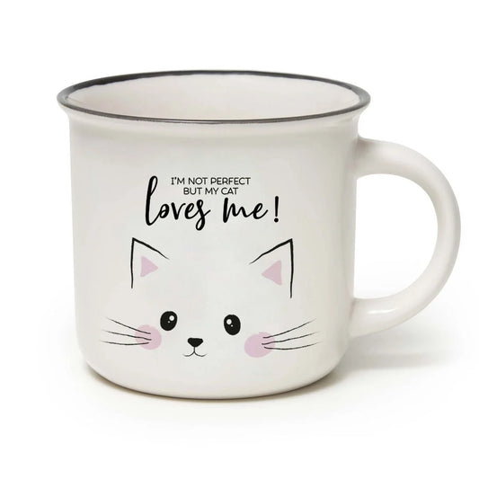 Legami Tasse en Porcelaine Chat - Cup-Puccino