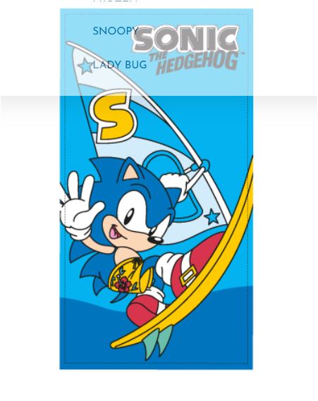 Toalha de Praia Sonic | Sega