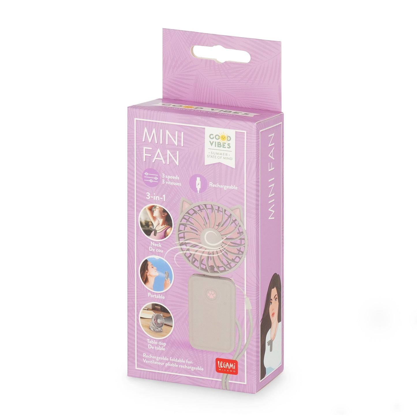 Ventilador Plegable Kitty | Legami