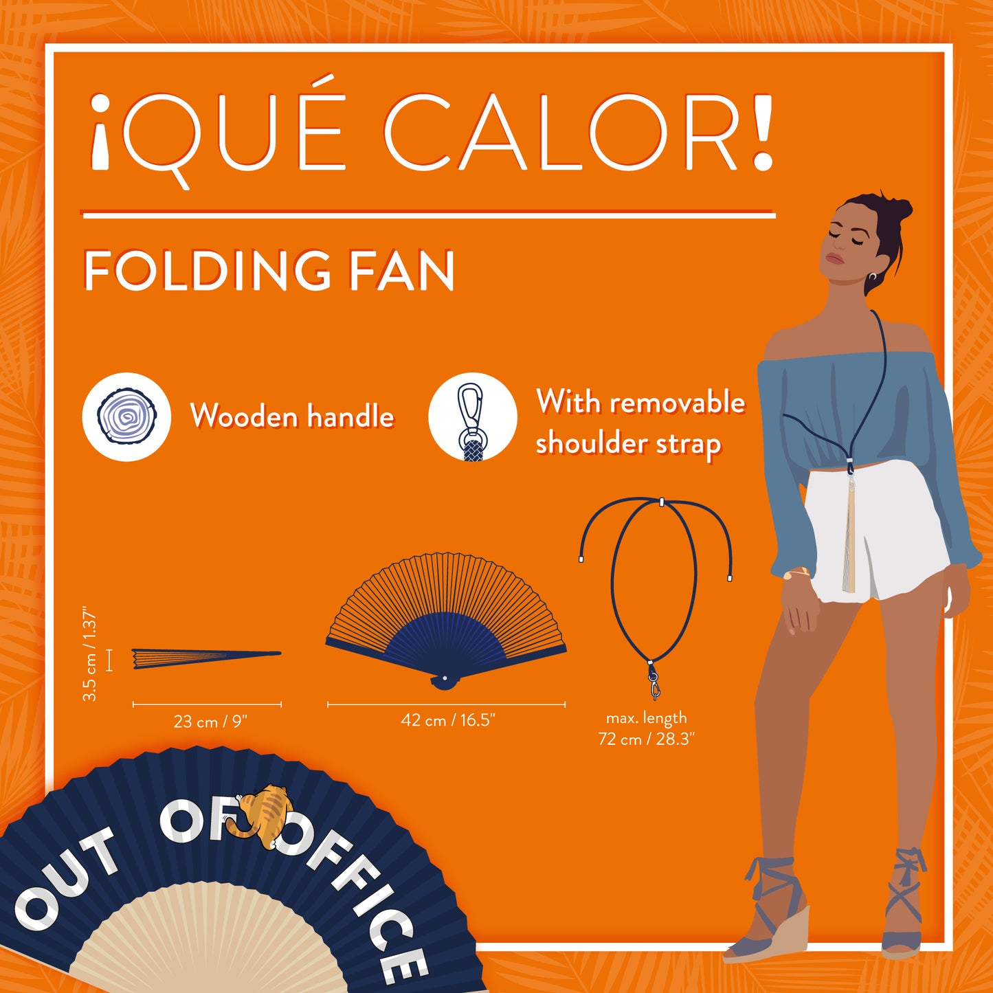 Leque Dobrável Out Of Office | Legami
