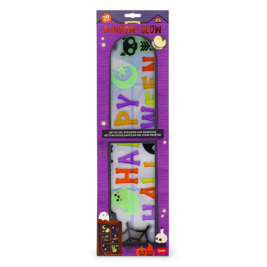 Legami Halloween Conjunto de autocollantes para janelas em gel - Limited Edition