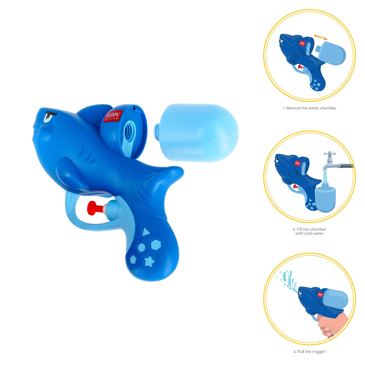 Pistola de Água Shark | Legami