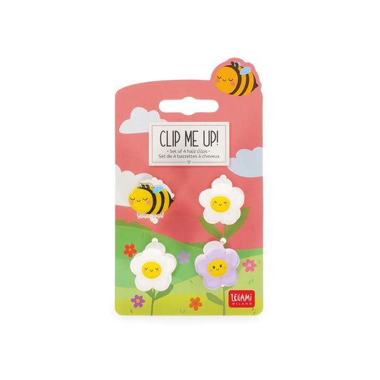 Lot de 4 barrettes pour cheveux abeille | Legami