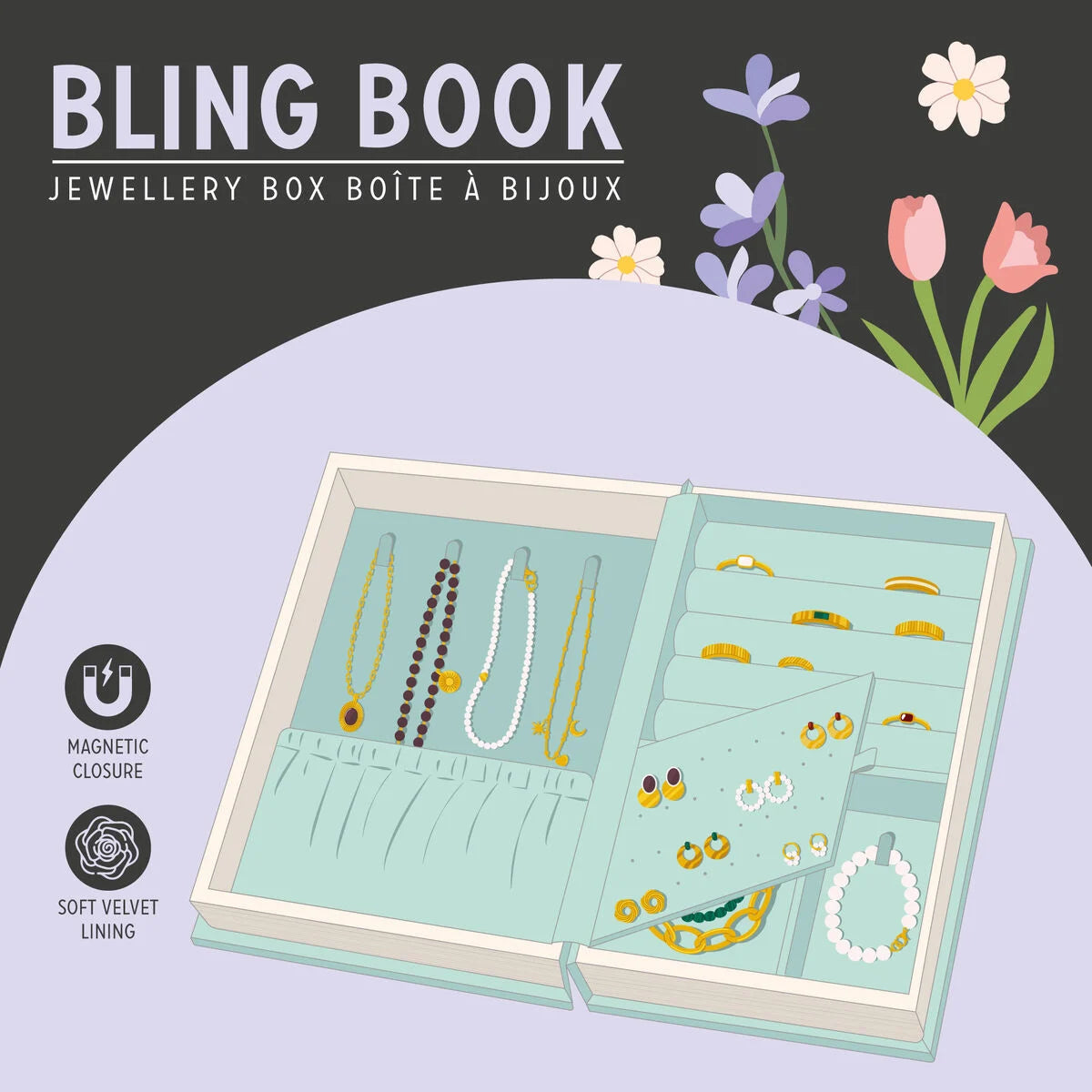 Legami Boîte à Bijoux Bling Book