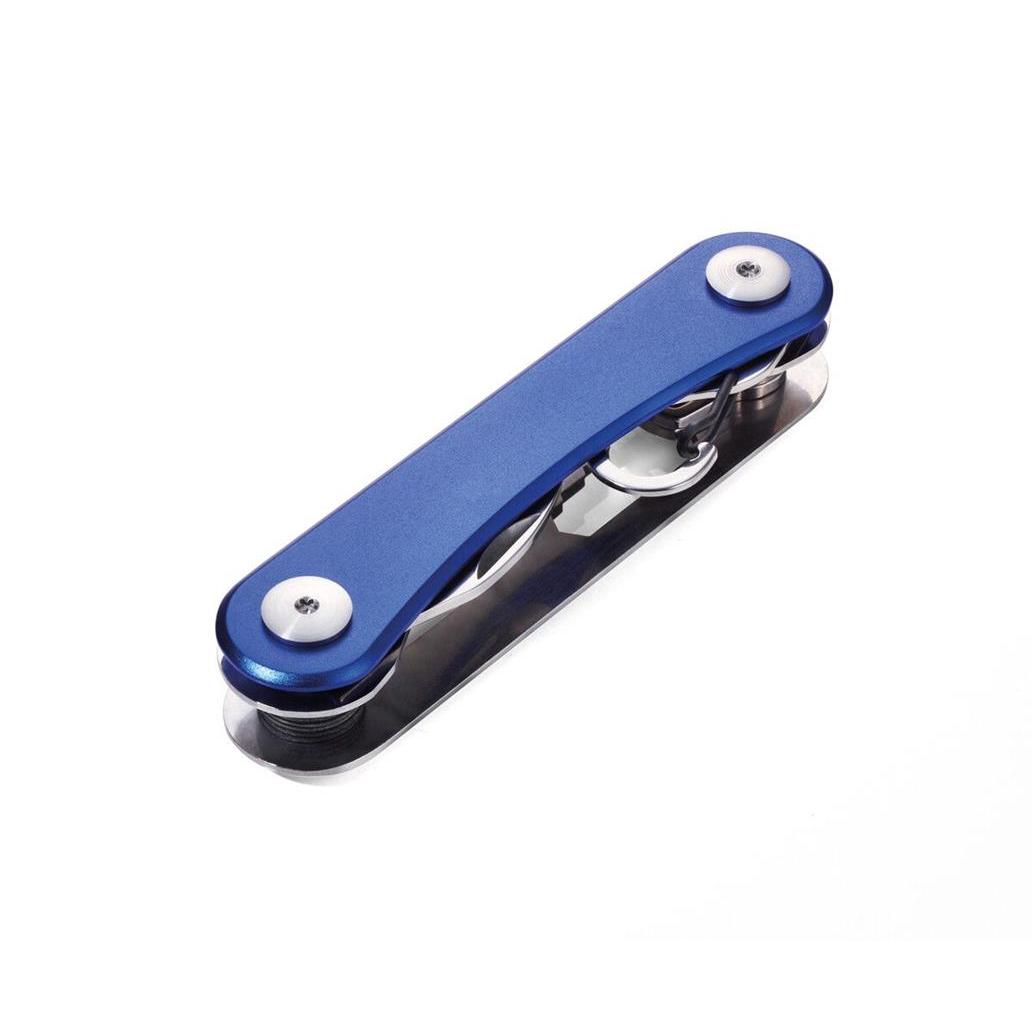 Troika Organizador Para Llaves En Acero Inoxidable Multifunción 'Troika Clever Key' - Azul Y Plateado