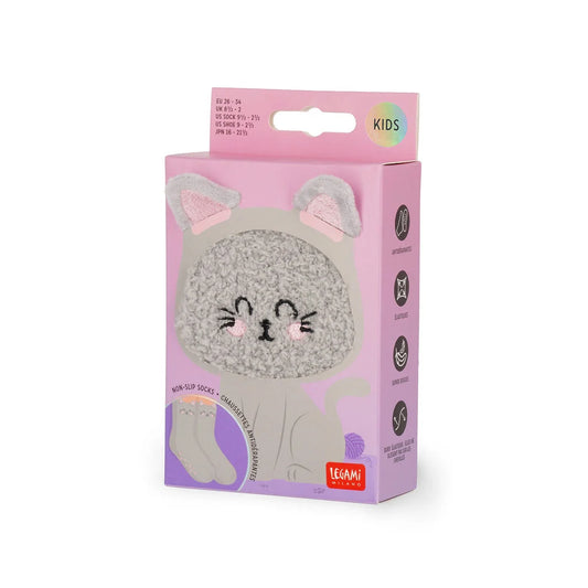 Meias Antiderrapantes It's a Match Kitty - Gato para Crianças | Legami