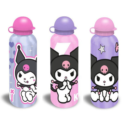 Garrafa Térmica Alumínio 500ml Kuromi | Karactermania