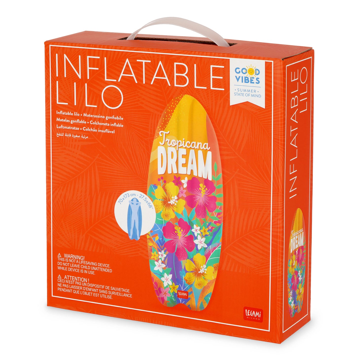 Colchoneta Hinchable Tropicana Dream | Legami