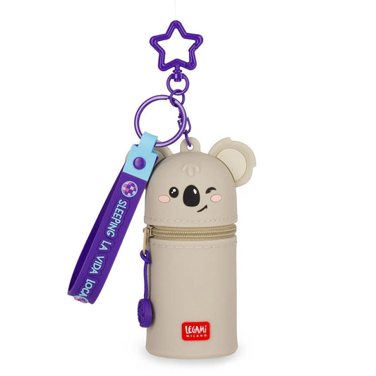 PRÉ-VENDA Porta-Moedas com Porta-Chaves Koala Mini Kawaii Sleeping la Vida Loca | Legami
