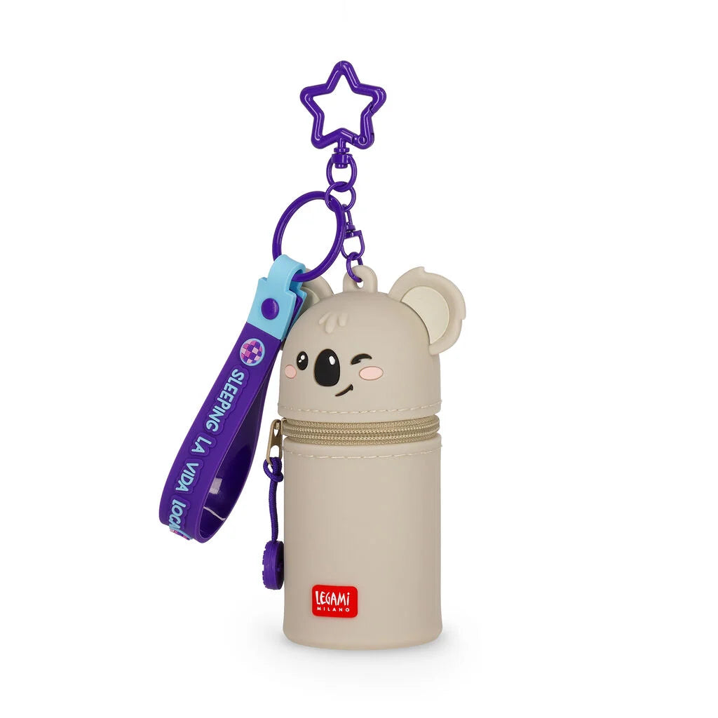 PRÉ-VENDA Porta-Moedas com Porta-Chaves Koala Mini Kawaii Sleeping la Vida Loca | Legami
