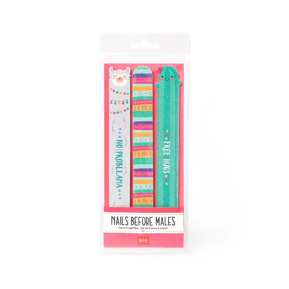 Legami Set de 3 Limas de Uñas - Nails Before Males
