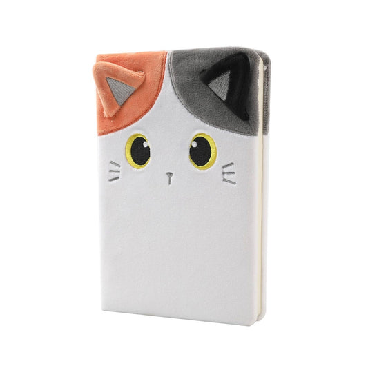 Caderno A5 Peluche Gato Malhado | iTotal