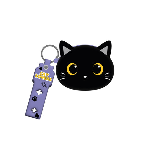 iTotal portamoedas gato preto XL2484A