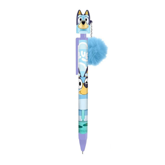 Stylo bille Bluey avec pompon
